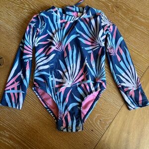 Feather 4 Arrow Toddler 18-24 months Palm Daze Swim suit Long Sleeve One Piece